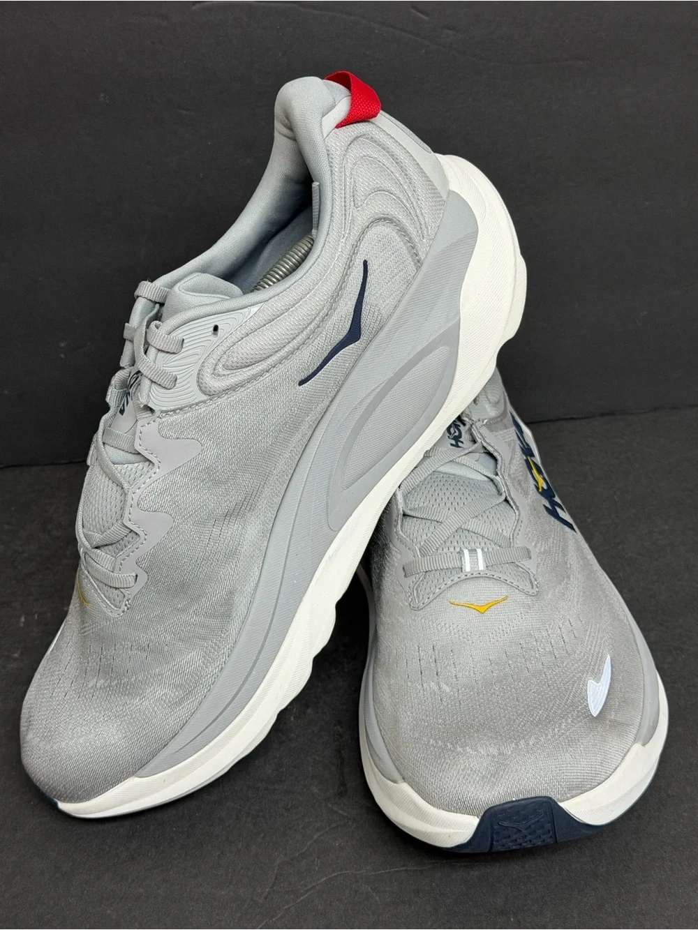 NEW HOKA Gaviota 6 Men's Size 12.5 4E X-WIDE Stellar Grey/Stardust Running Shoes